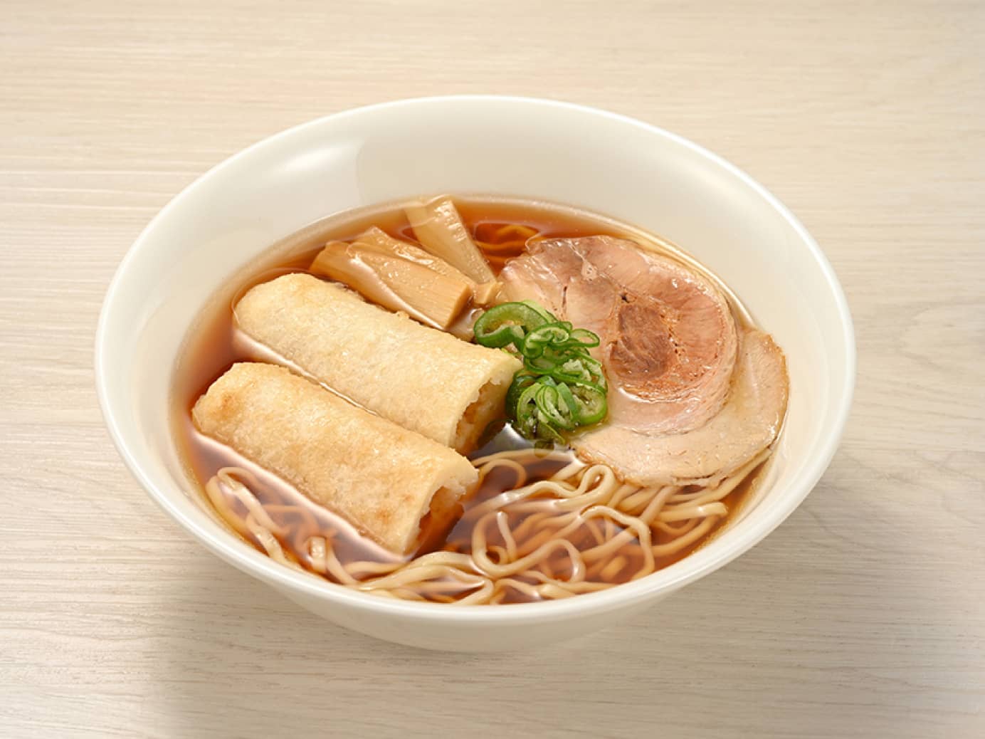 きりたんぽラーメン 比内地鶏醤油味の調理イメージ